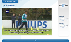 Voorbeeld van NU.nl video op Info-Kanaal